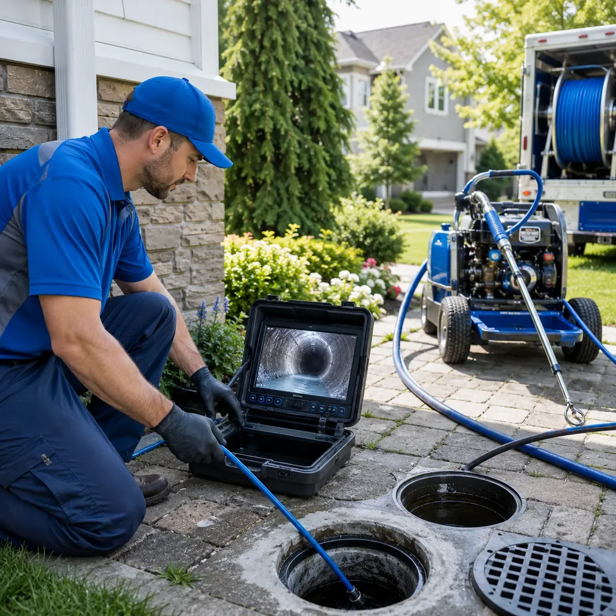 Outdoor drain cleaning professionals serving Falfurrias, TX